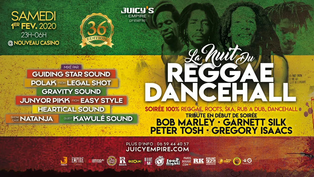 La nuit du Reggae Dancehall #36
