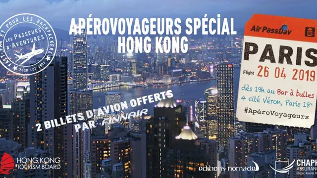 ApéroVoyageurs Spécial Hong Kong à Paris