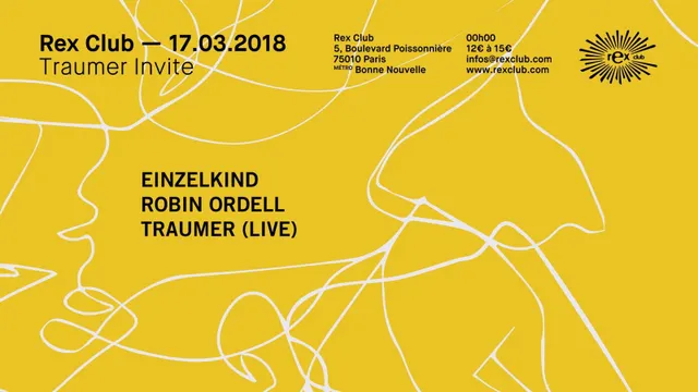 Traumer Invite: Einzelkind, Robin Ordell, Traumer Live