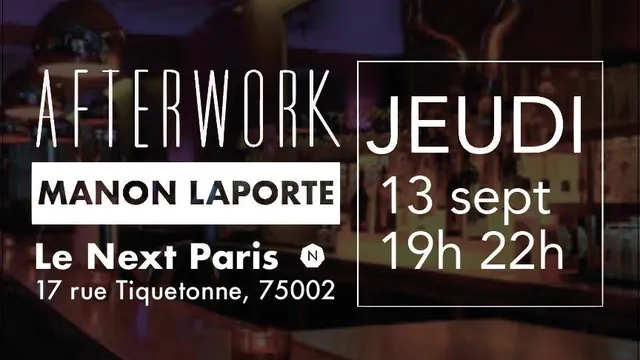 Afterwork Manon Laporte & friends