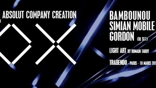 OX w/ Bambounou, Simian Mobile Disco, Gordon