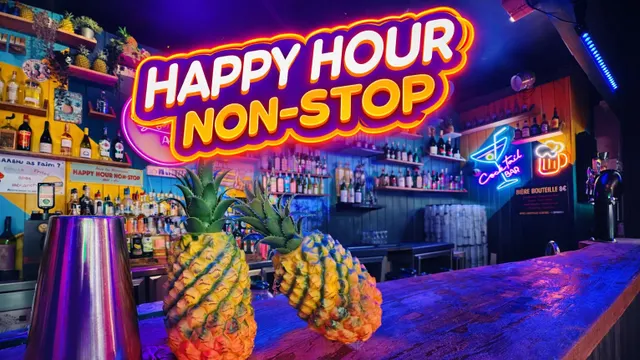 le mercredi c'est happy hour non stop