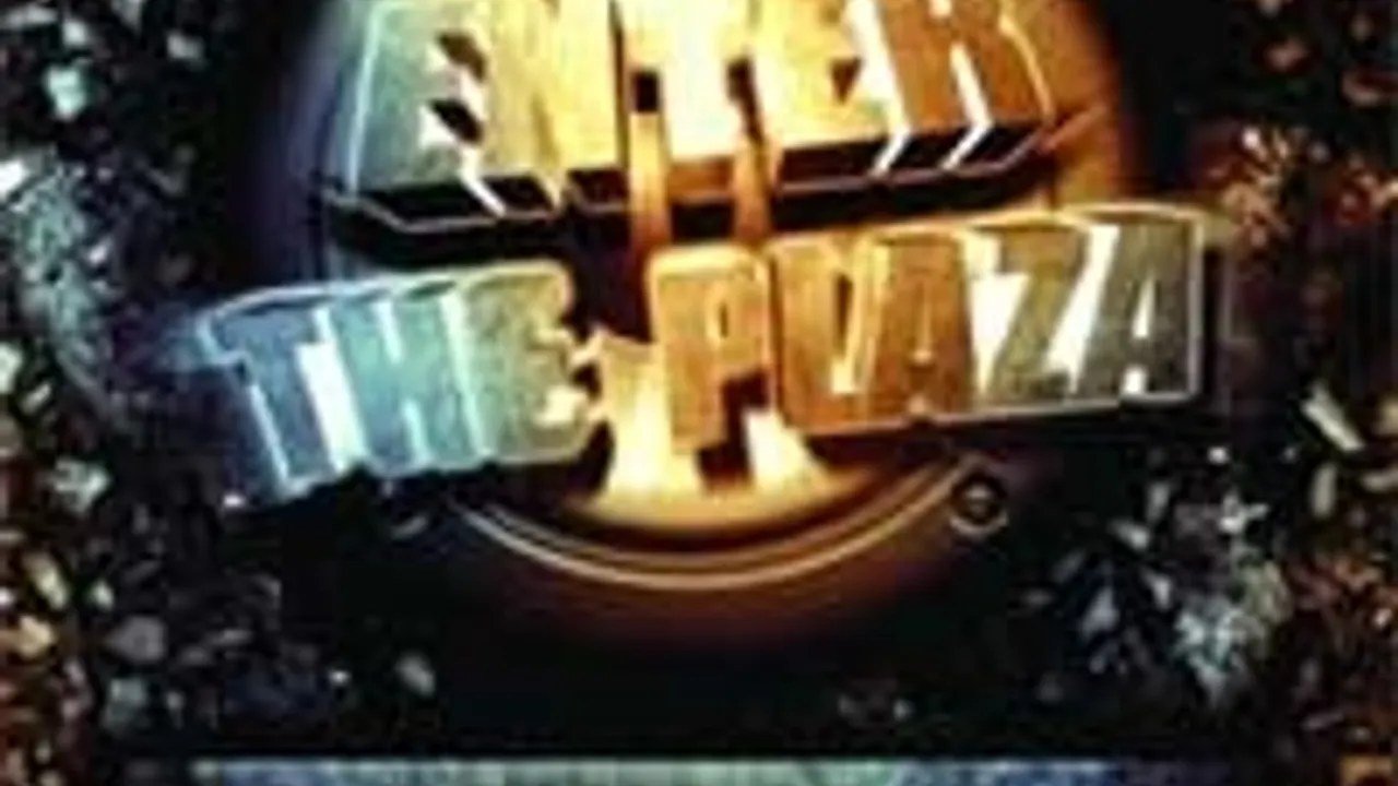 Enter the plaza