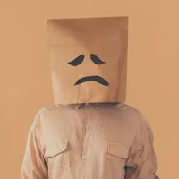 sad face.