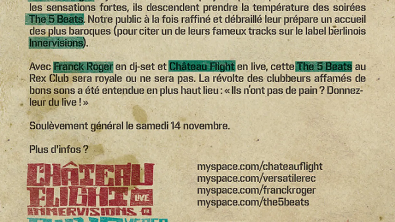 THE 5 BEATS