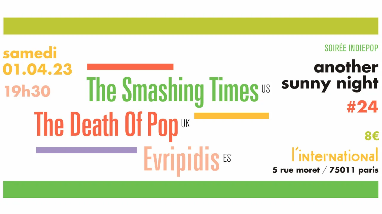 The Smashing Times + The Death of Pop + Evripidies and His Tragedies