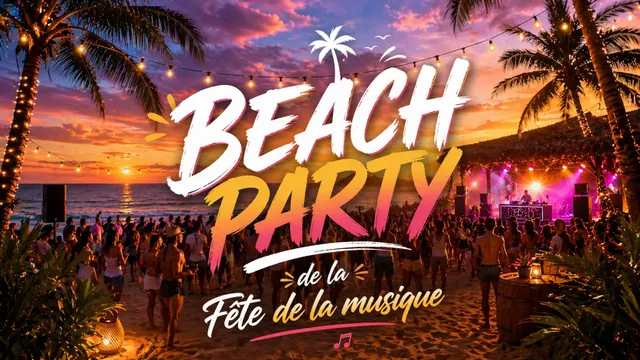 La Beach party du 21 juin