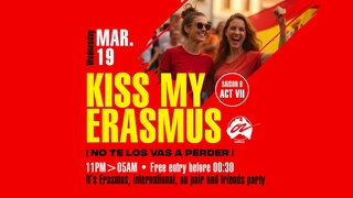 KISS MY ERASMUS @ Café OZ