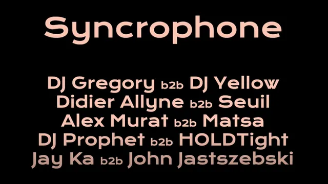 Badaboum Club : Syncrophone Back to Basics