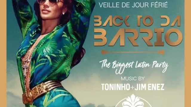 10.11.16 (Veille de Jour Férié) BACK TO DA BARRIO at Palais Maillot Hosted by Toninho + Jim Enez