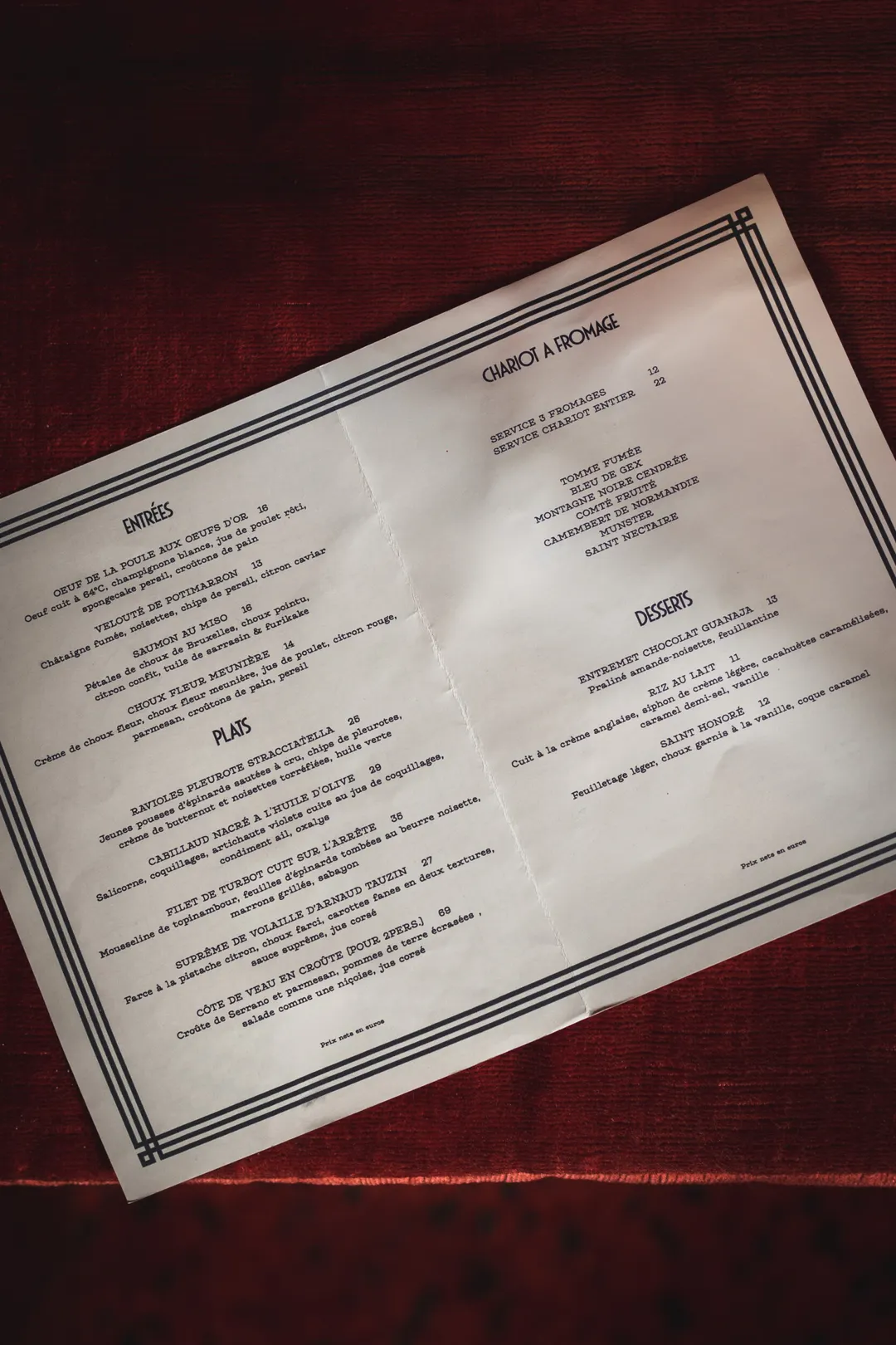 Mistinguett, restaurant du Casino de Paris