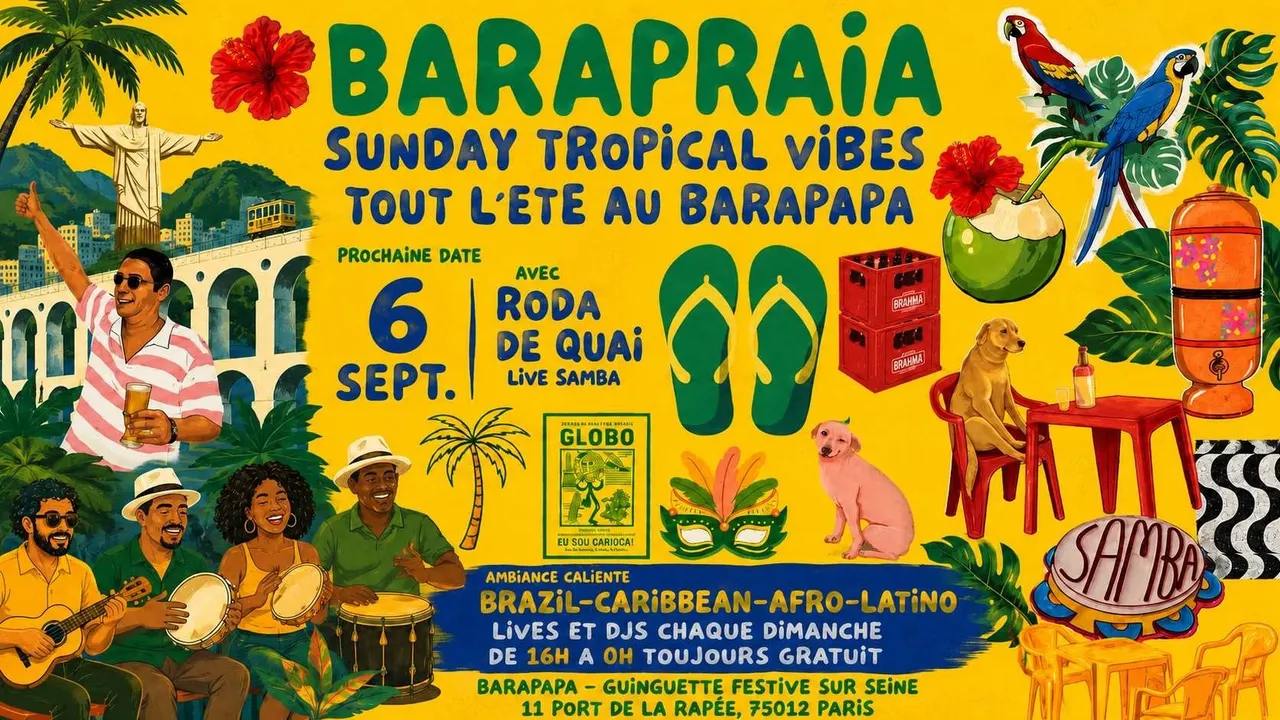 Barapraïa - Sunday Tropical vibes au Barapapa !