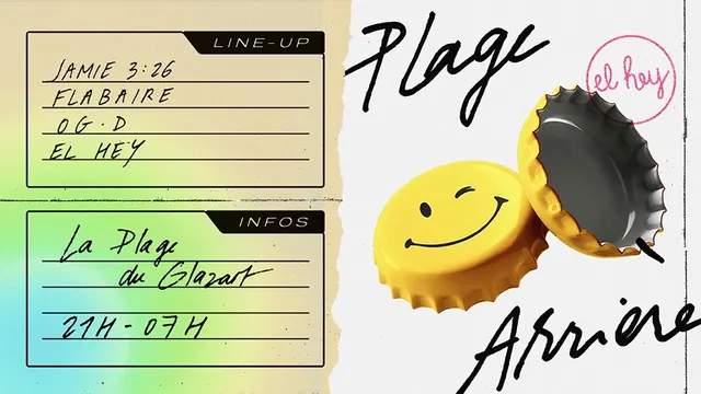El Hey - Plage Arrière [Open Air] w/Jamie 3:26, Flabaire & OG.D