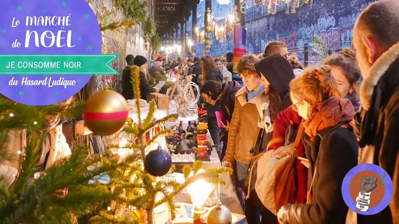Marché de Noël Je Consomme Noir