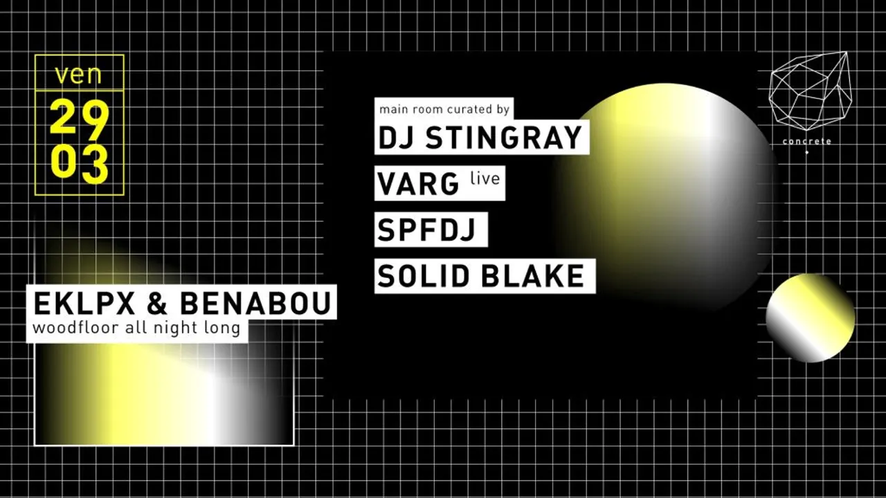 Concrete: Dj Stingray, Varg Live, Spfdj, Solid Blake