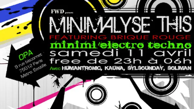 MINIMALYSE THIS invite BRIQUE ROUGE