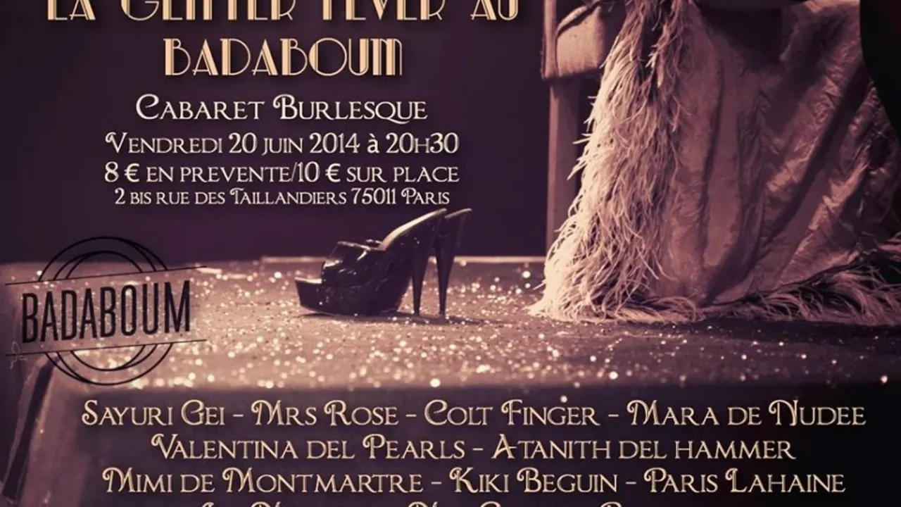 La Glitter Fever au Badaboum