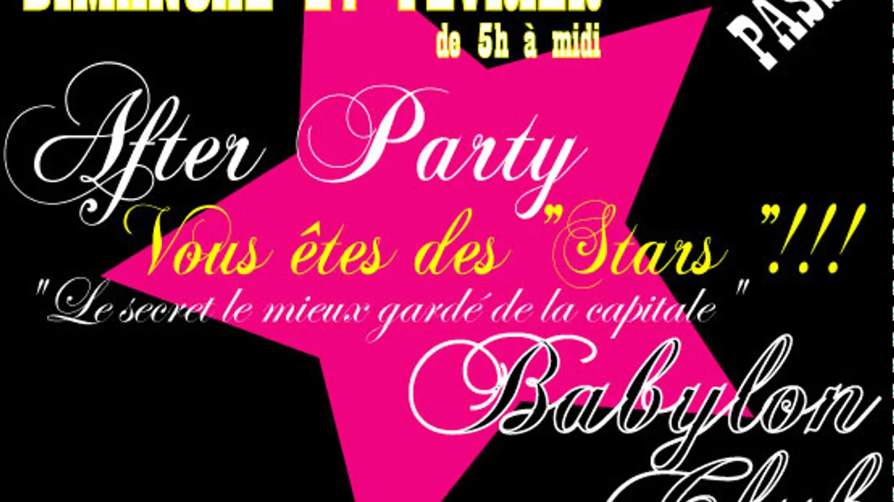 After"Vous êtes des Stars!!!"