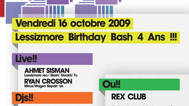 LESSIZMORE birthday Bash