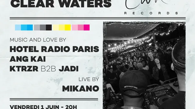 Weekidz x Clear Waters - Hip Hop & Tropical au Café Barge