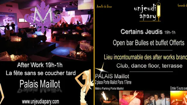 Afterwork Au Palais Maillot