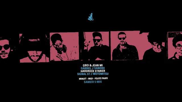 Skylax x Folies Paris : BLEU BLANC HOUSE MINUIT - MIDI !