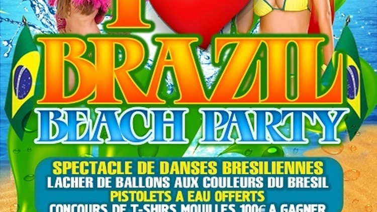 I love brasil beach party