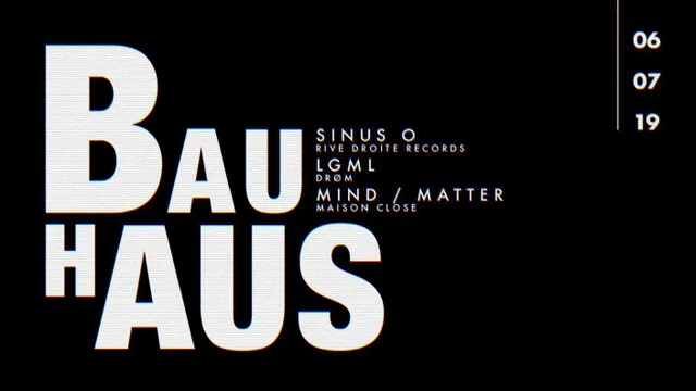 NF-34 / Bauhaus x Sinus O, LGML, Mind / Matter