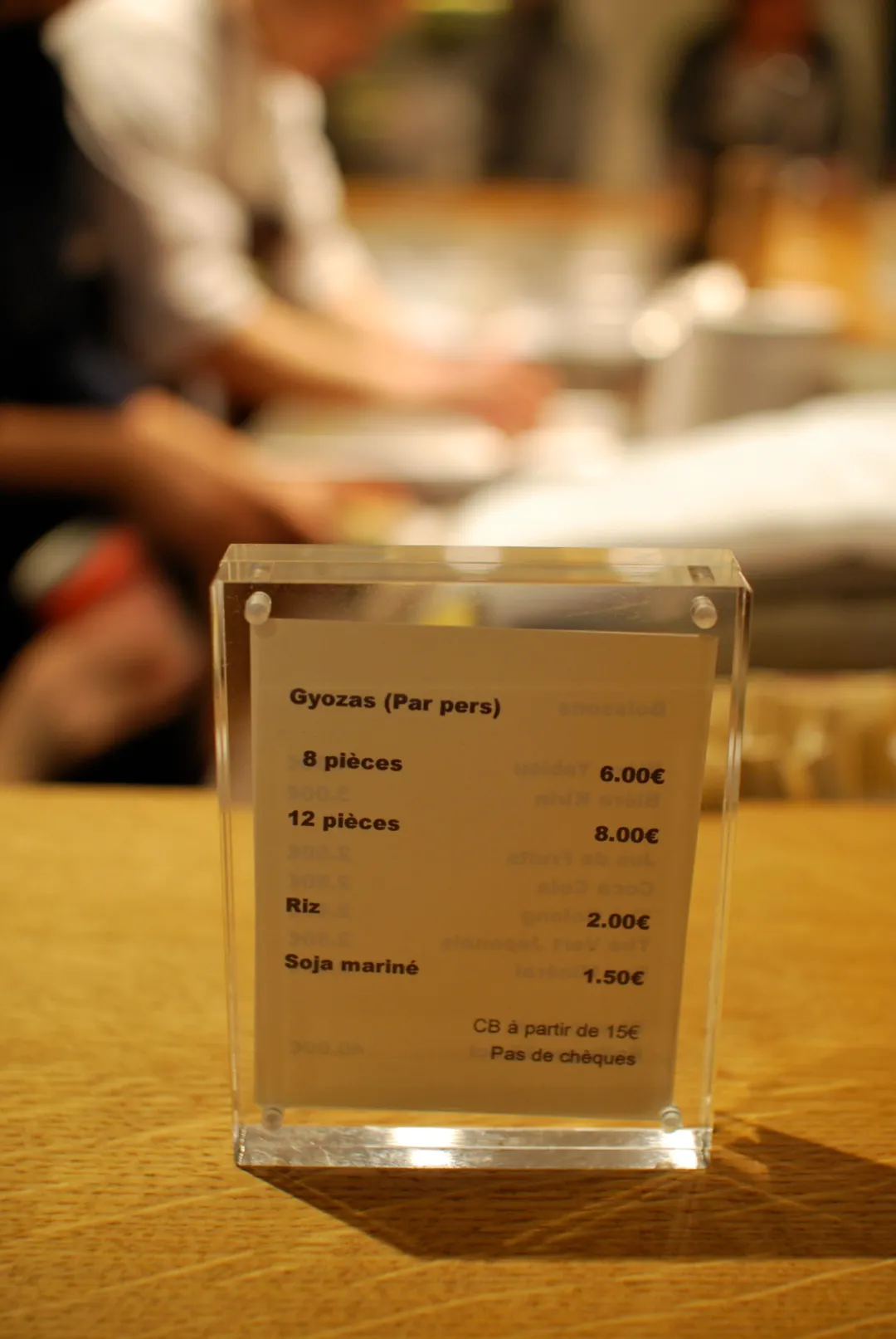Gyoza Bar Restaurant Paris