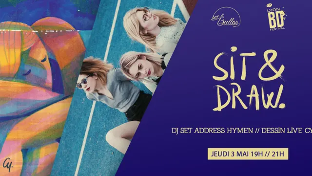 Sit & Draw par le Lyon BD Festival