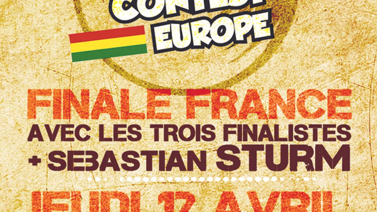 Finale France de l'European Reggae Contest à Paris!