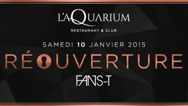 REOUVERTURE DE L'AQUARIUM