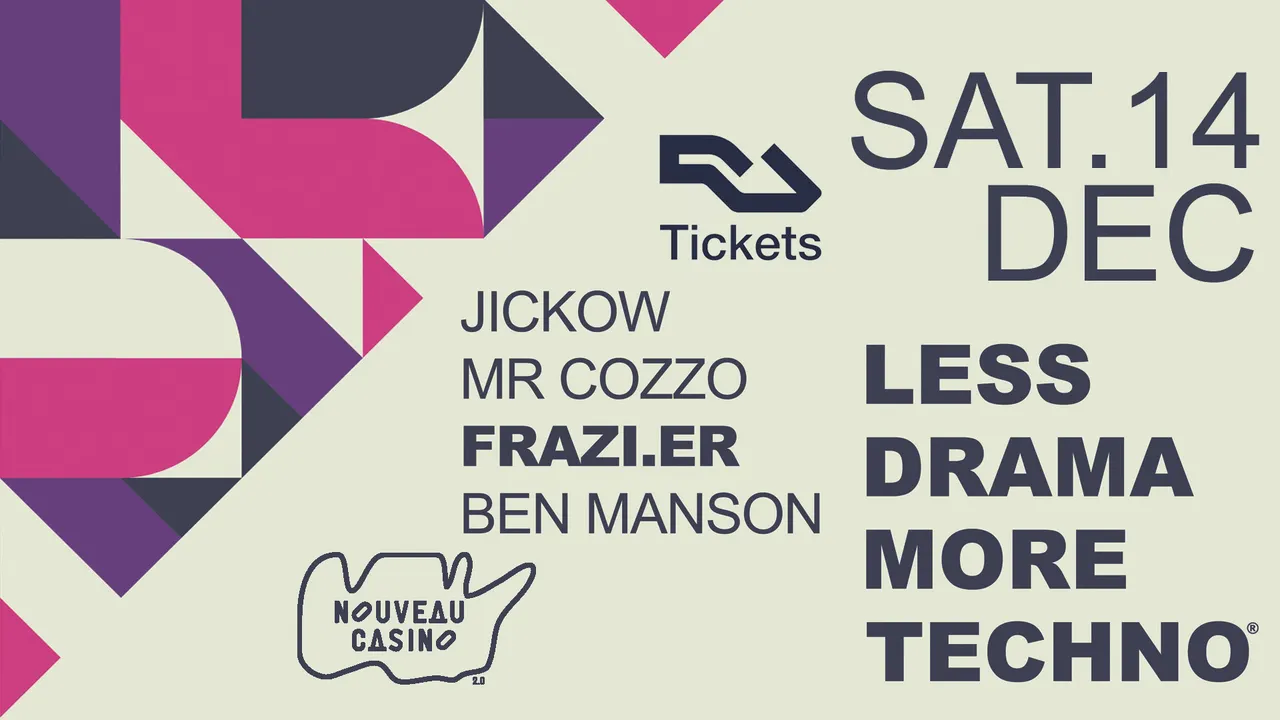 LESS DRAMA MORE TECHNO #17