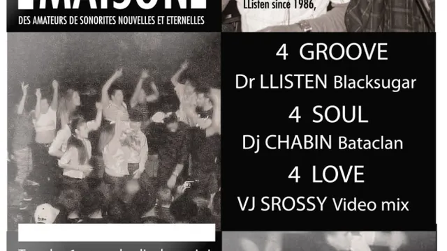 PARTY A LA MAISON 4 GROOVE 4 SOUL 4 LOVE