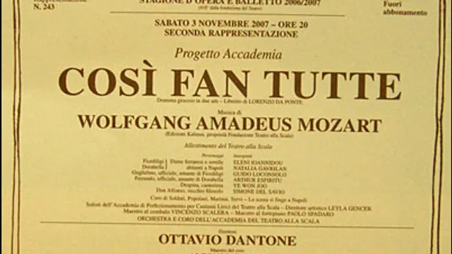 Cosi Fan Tutte