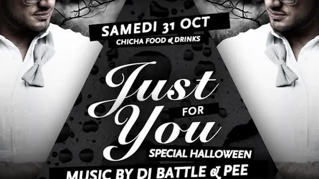 JUST 4 YOU SPÉCIALE HALLOWEEN EDITION AVEC DJ BATTLE