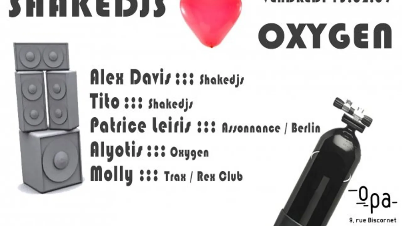 SHAKEDJS LOVES OXYGEN