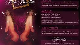 Debut de semaine HOT'&SEXY @PinkParadise