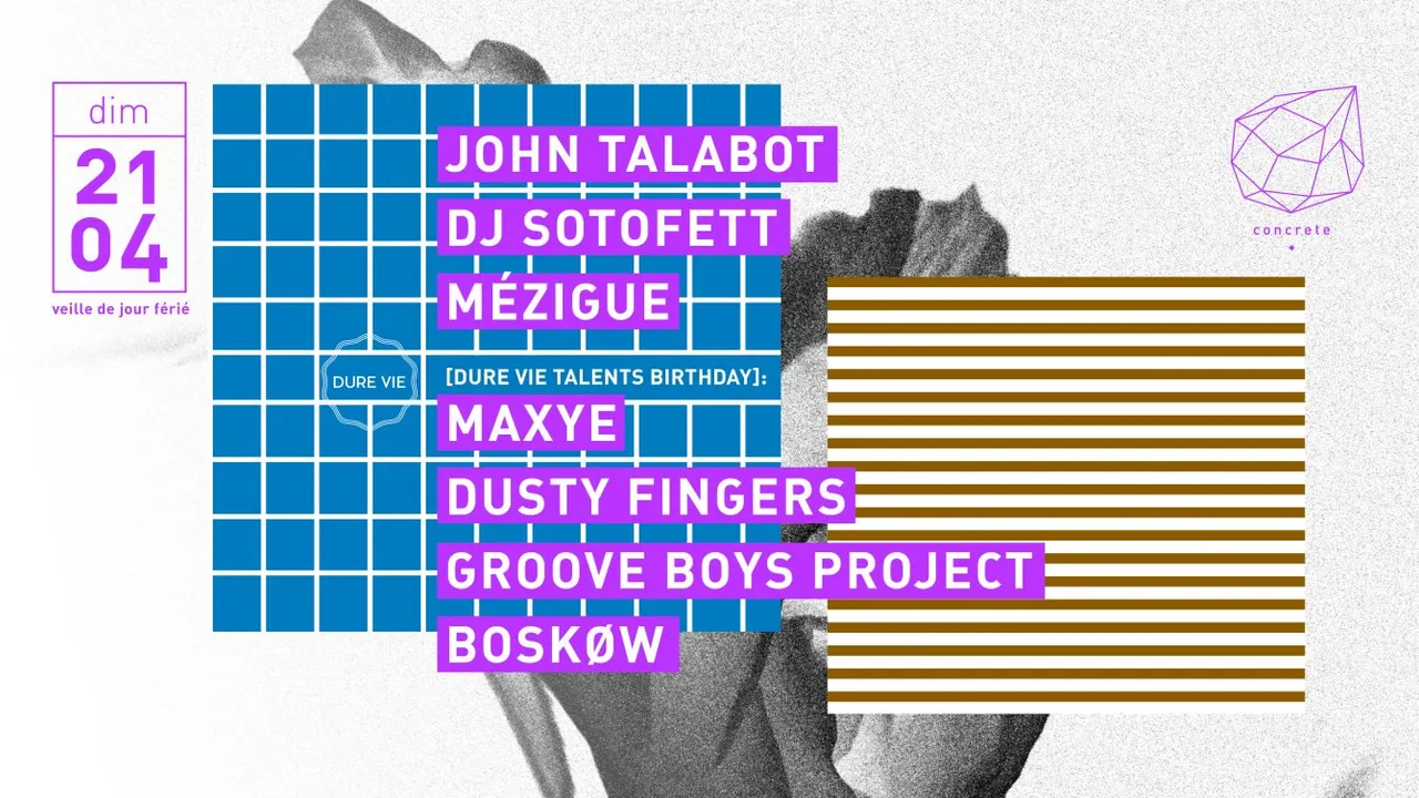 Concrete: John Talabot, Dj Sotofett, Mézigue, Maxye