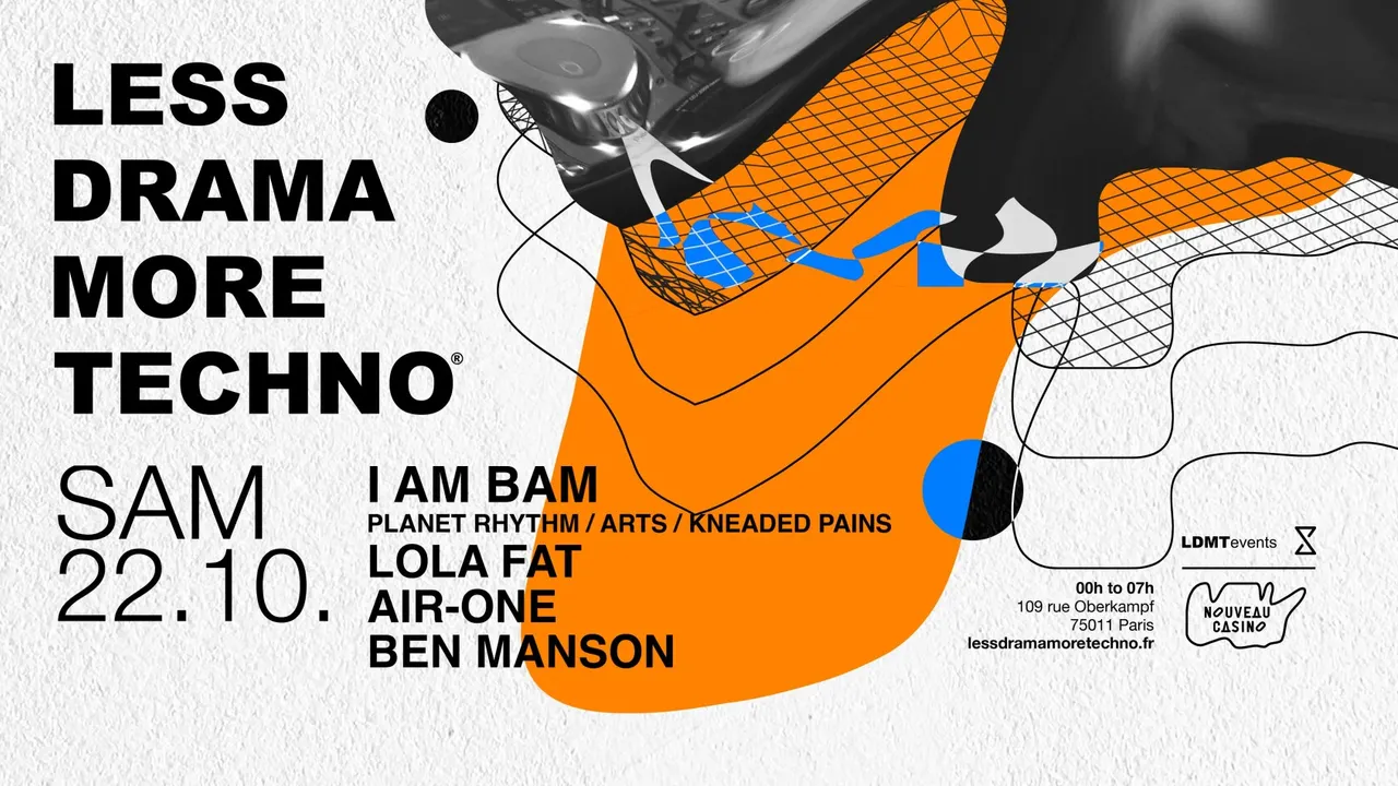 LESS DRAMA MORE TECHNO #31 (7th anniversary)