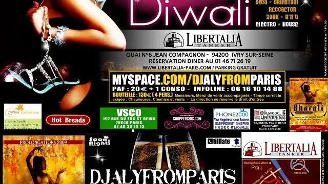 Soirée Bollywood Diwali au Libertalia