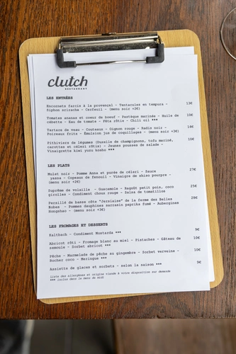 Clutch Restaurant Paris