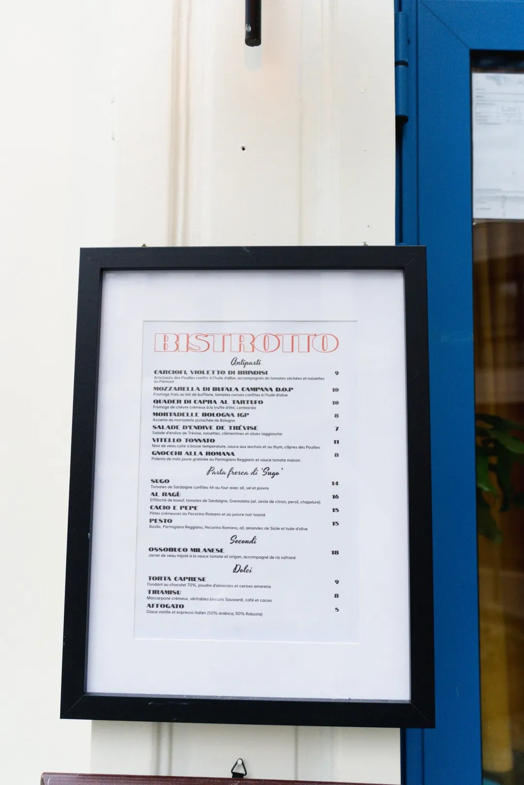 Bistrotto Restaurant Paris