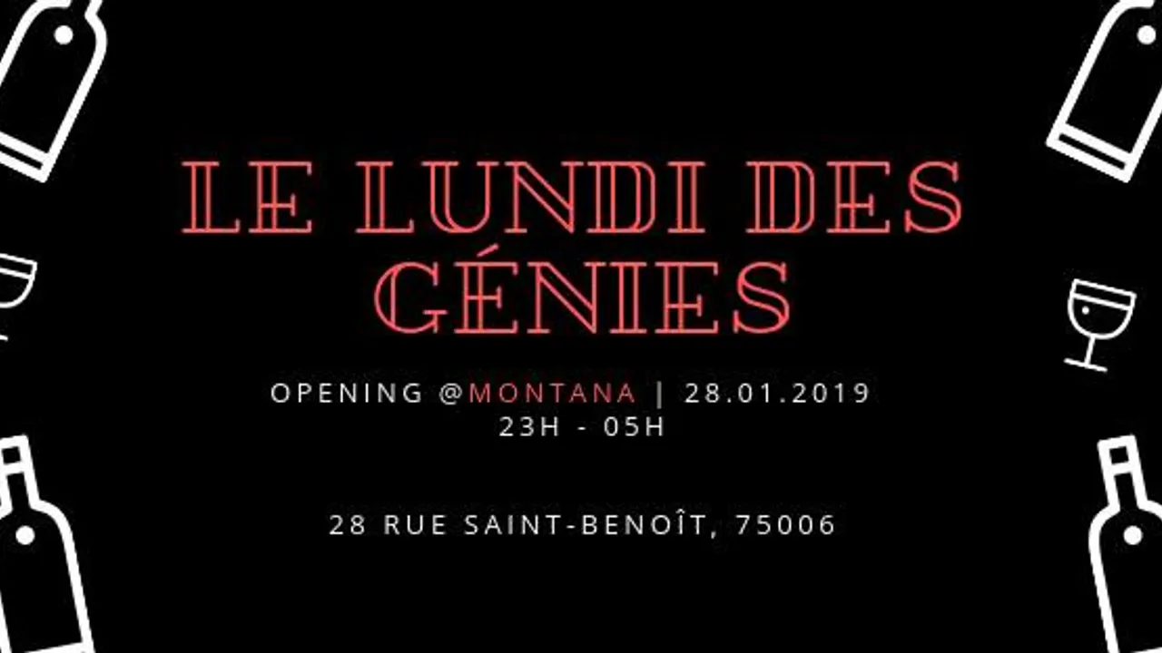 Openning  Le Lundi des Génies