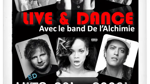 DE L’ALCHIMIE Soirée Live & Dance 80's-2000's