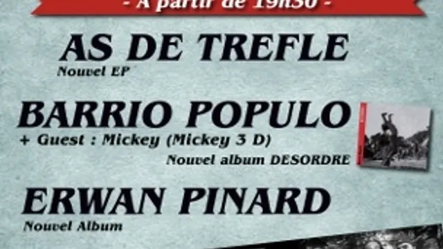 Barrio Populo As de trèfle Erwan Pinard + guest Mickey 3D