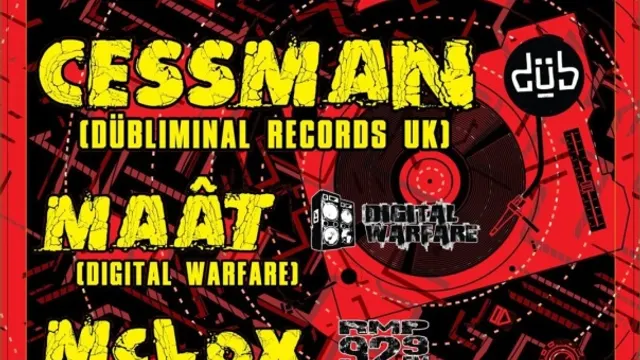 13 Hertz Party - Cessman / Cessman Maat Mclox Dub Diggler / Cessman Maat Mclox Dub Diggler
