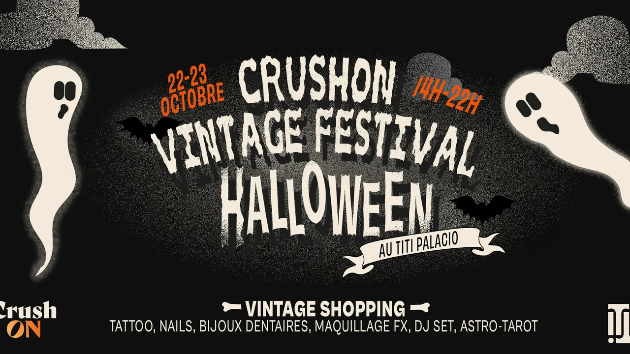 CrushON Vintage Festival d'Halloween x Titi Palacio