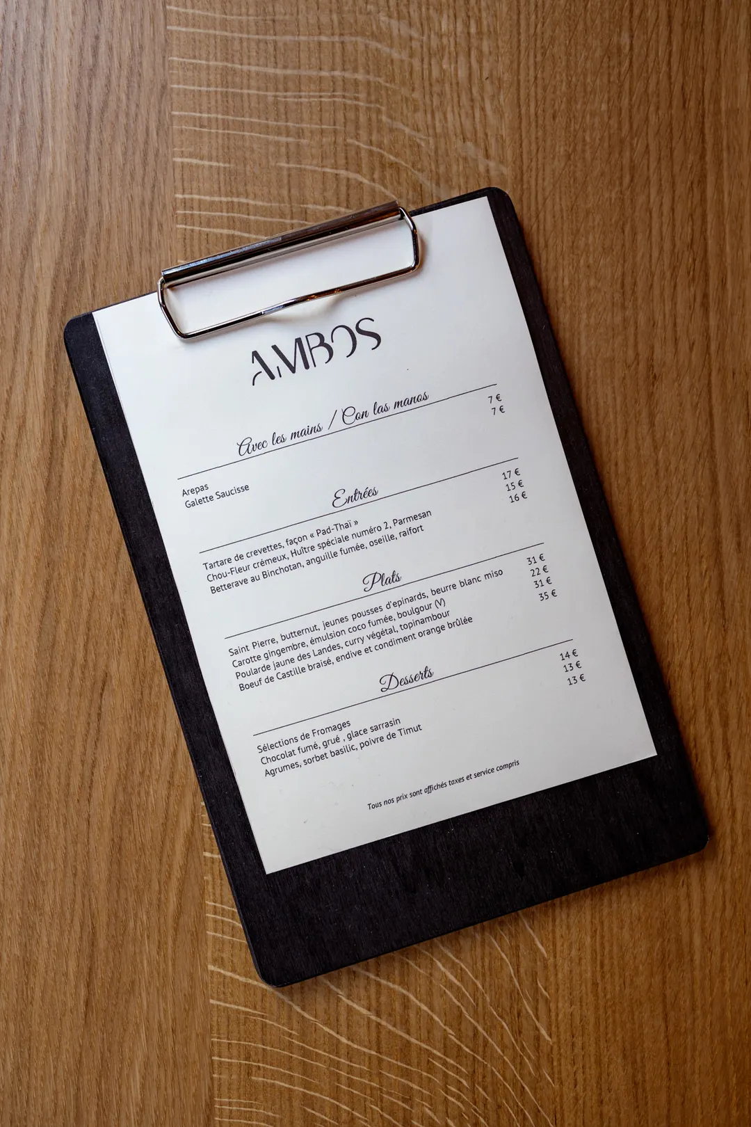 Ambos Restaurant Paris