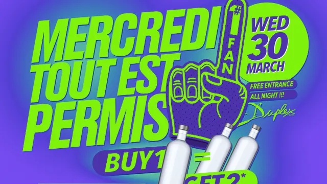 MERCREDI TOUT EST PERMIS !
